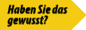 Haben Sie das gewusst?