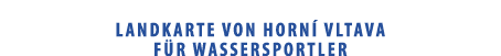 LANDKARTE VON HORN VLTAVA F R WASSERSPORTLER